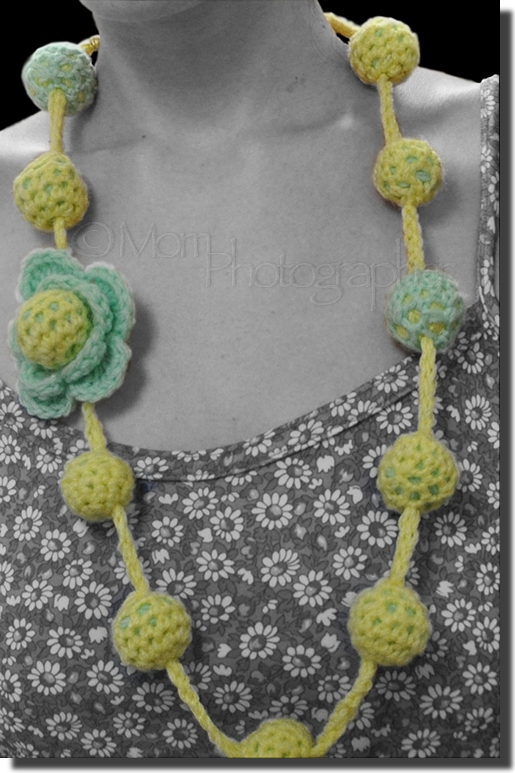 My new passion is being born – Crochet Necklace